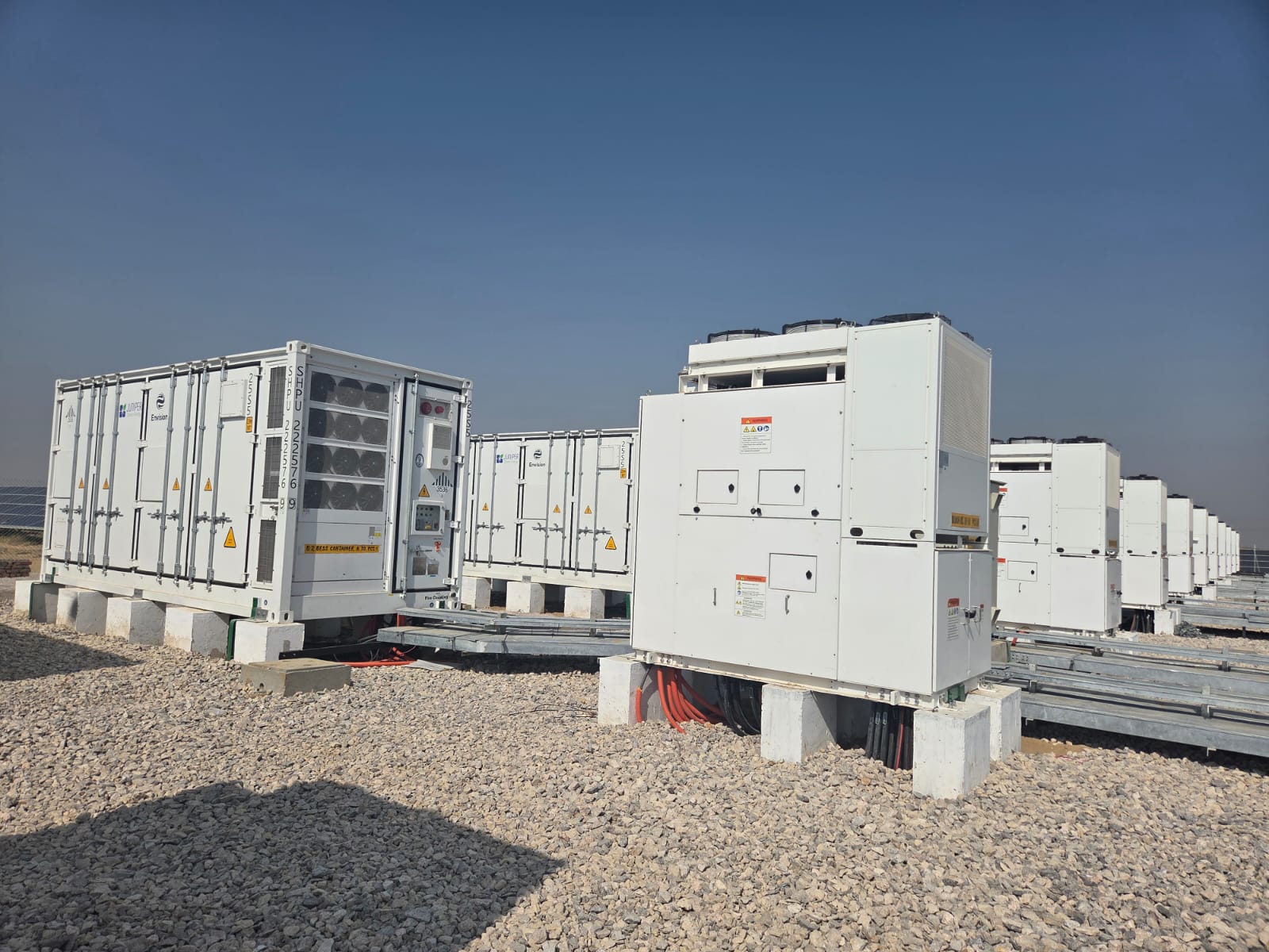BESS Container Installation View 2