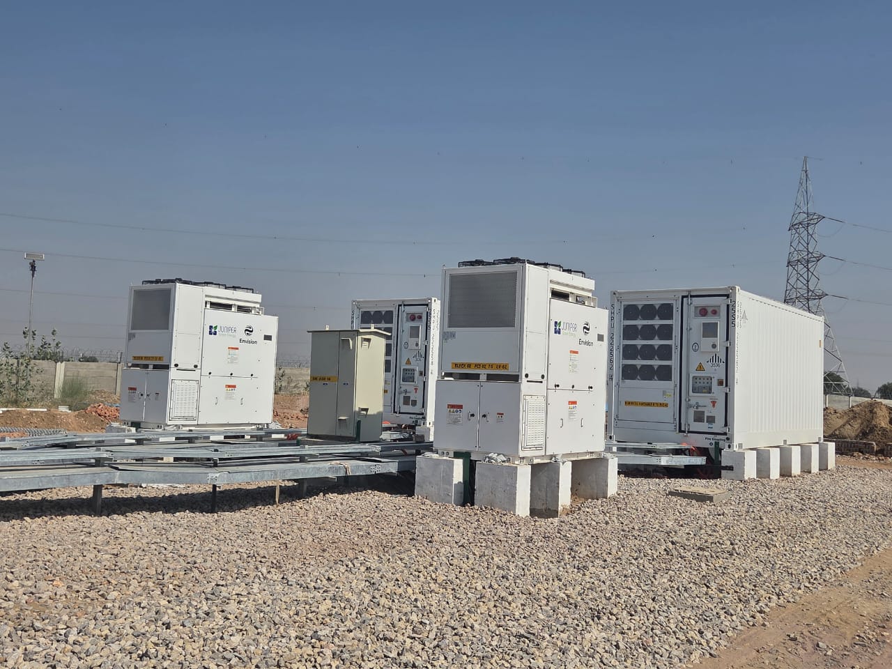 BESS Container Installation View 3