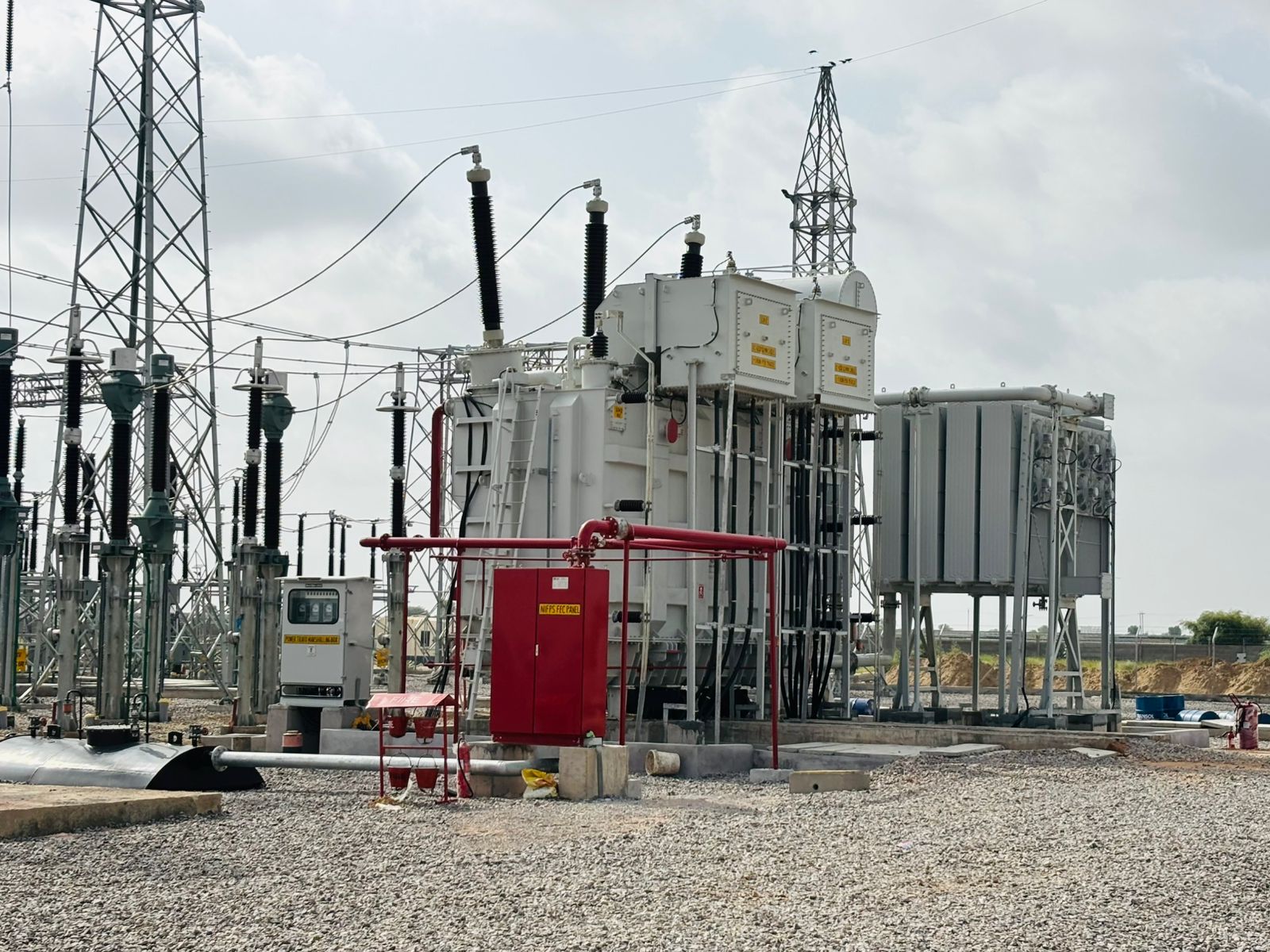 Main Power Transformer Yard and Control Panel